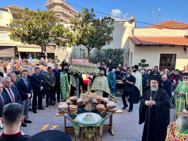 Η ΣΥΝΑΞΗ ΤΟΥ ΟΣΙΟΥ ΓΕΩΡΓΙΟΥ ΤΟΥ ΝΕΟΥ ΟΜΟΛΟΓΗΤΟΥ (ΚΑΡΣΛΙΔΗ) ΚΑΙ Η ΕΟΡΤΗ ΤΟΥ ΕΥΑΓΓΕΛΙΣΜΟΥ ΤΗΣ ΘΕΟΤΟΚΟΥ ΣΤΗΝ ΙΕΡΑ ΜΗΤΡΟΠΟΛΗ ΔΡΑΜΑΣ  